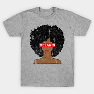 Melanin Afro Woman T-Shirt